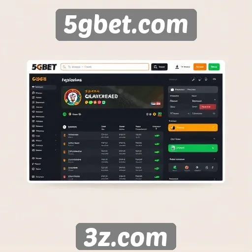 Análise da interface do usuário no 5gbet.com